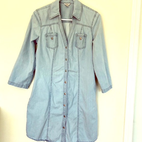 Guess chambray dress with pockets - Picture 1 of 5